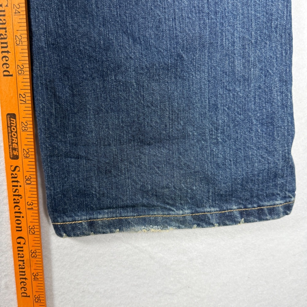 Wrangler Retro Boot Cut Jeans Mens 36x32 Medium Wash Blue Denim WRT20TB - Picture 7 of 12